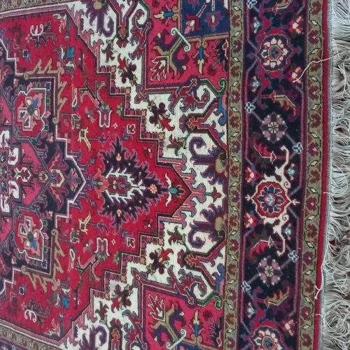 فرش دستبافت اصل هریس یک جفت 6متره
