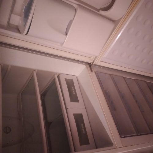 یخچال فریزر الکترواستیل پنج کشاب بدون برفک سالم