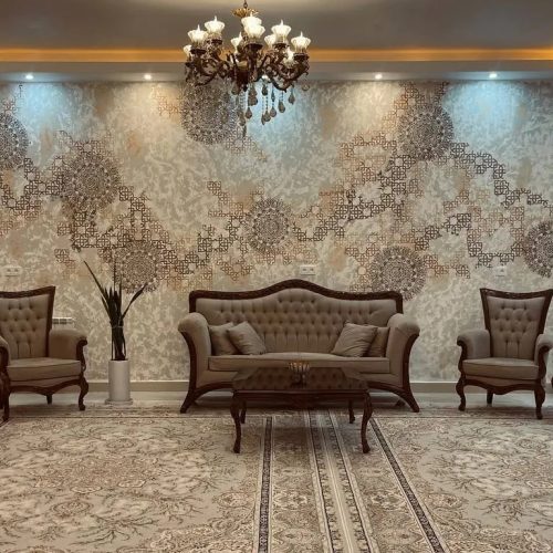 پتینه دیوار با رنگ های دلخواه و مناسب با ست خانه