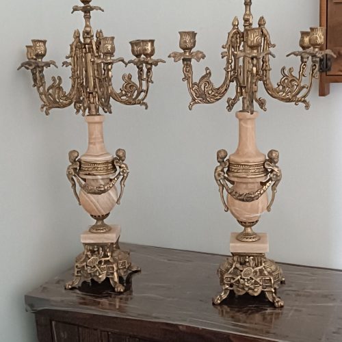 شمعدان برنجی ایتالیایی اصل