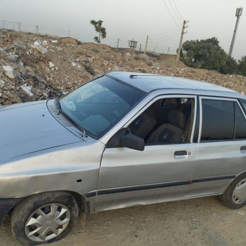 پراید 87 نقره ای