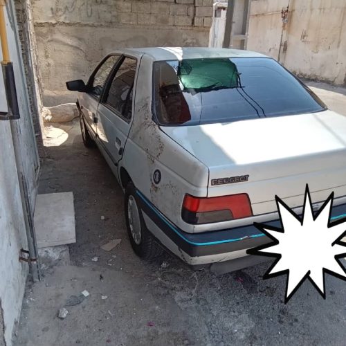 405 دورنگ مدل91 بیمه 5ماه 4حلقه لاستیک نو جلوبندی نو کامل