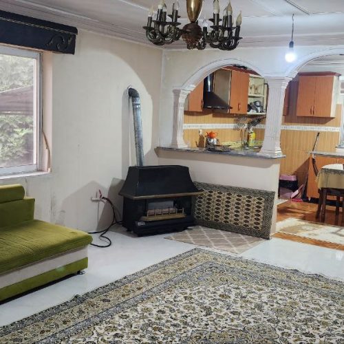 ویلا 150متری تک خواب با باغ 500متری زیبا