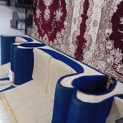 مبل فرش پرده پشتی