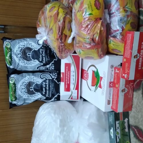 چایی کیسه ای و قند