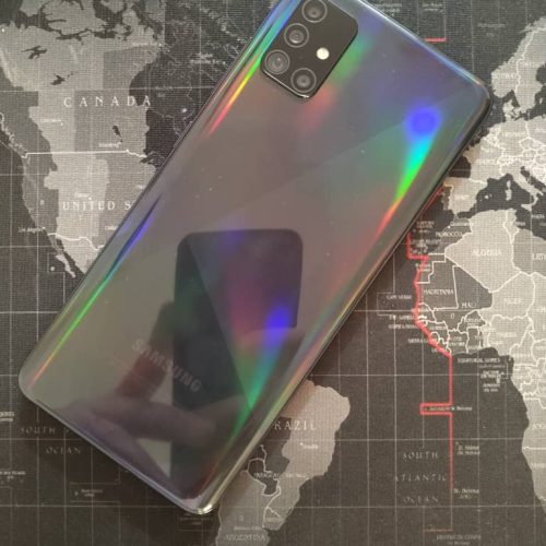 فروش گوشی A51 مشکی 128گیگ