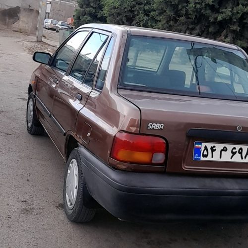 پراید صندوق دار CNG مدل 1386