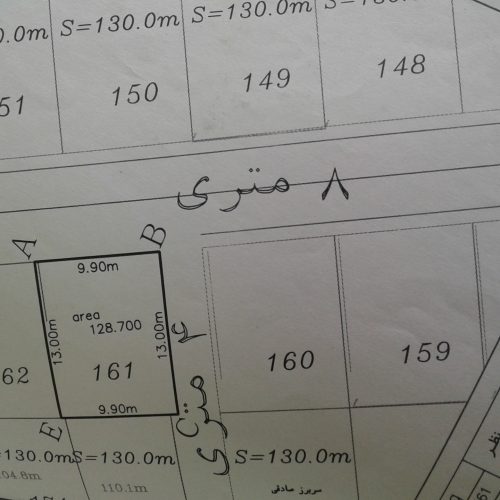فروش یک پلاک زمین مسکونی