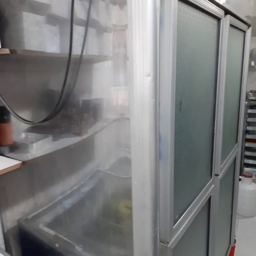یخچال ویترینی استیل سفارشی ساخت در کنگاور