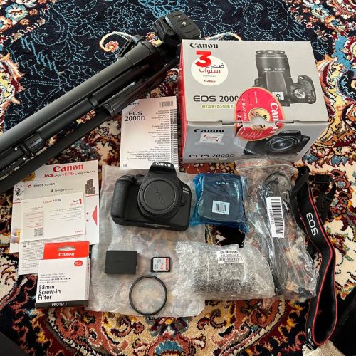 دوربین نو 2000D با تجهیزات