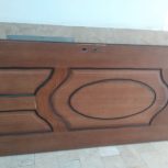 درب ورودی رنگ قهوه ای