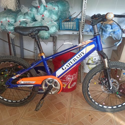 دوچرخه سایز 20 در حد نو.کاملا سالم.بدنه آهن.ترمز جلو و عقب دیسک