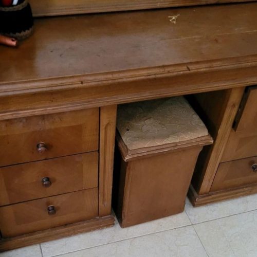 سرویس خواب دونفر  چوب راش  در حد نو