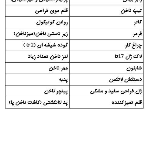 پک کامل ‌کاشت ناخن