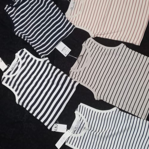 تاپ راه راه فری سایز