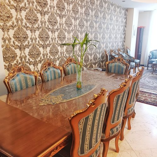 مبلمان استیل 11نفره و میز ناهار خوری