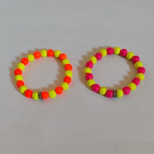 دستبند مهره ای و چرم