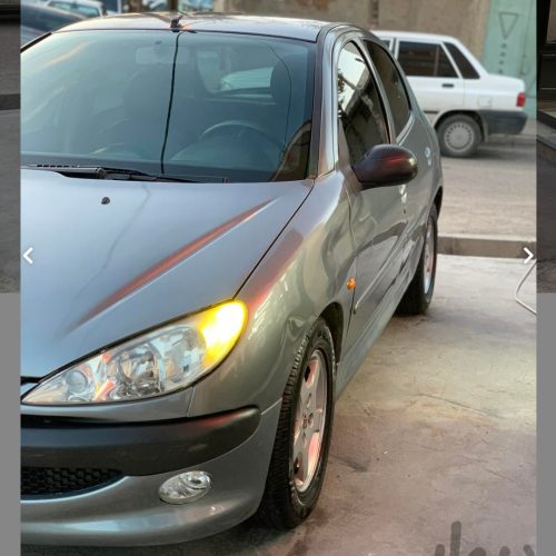 پژو 206 خاکستری