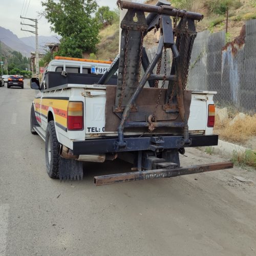نیسان جرثقیل .یدک کش. دوگانه کارخانه بی رنگ کارت و سند خودروبر توناژ بالا