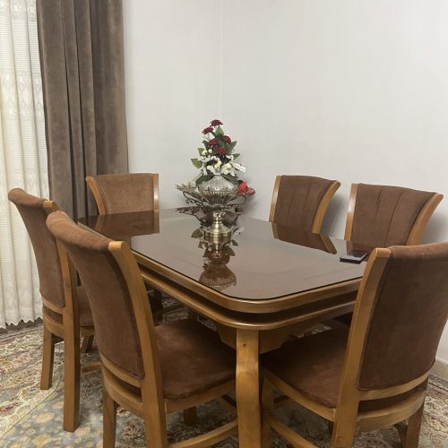 میز نهارخوری 6نفره چوبی
