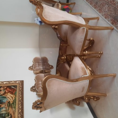 میز ناهار خوری 6 نفره استیل تمیز