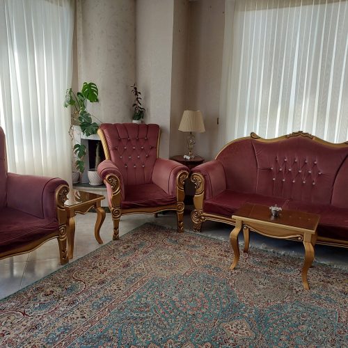 مبل 9نفره نیمه استیل