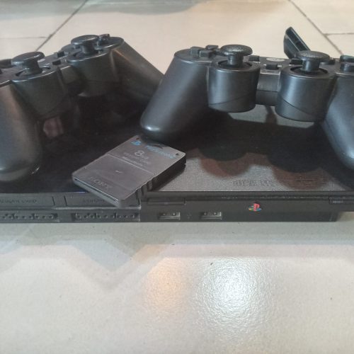 PS2 با دسته و سی دی