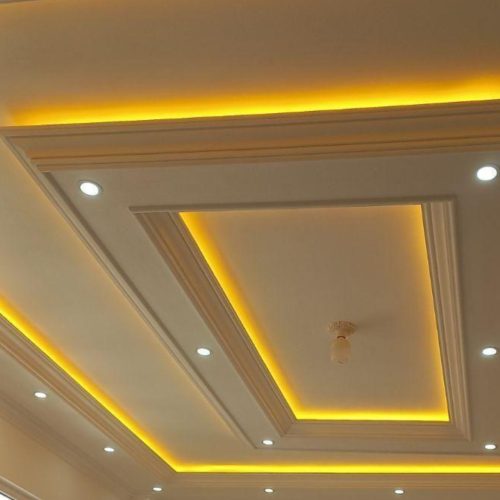 گچ کاری ابزار نور مخفی با اکیب