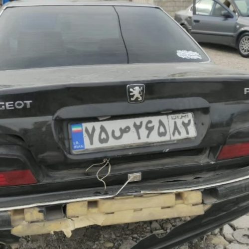 پژو پارس تصادفی 81