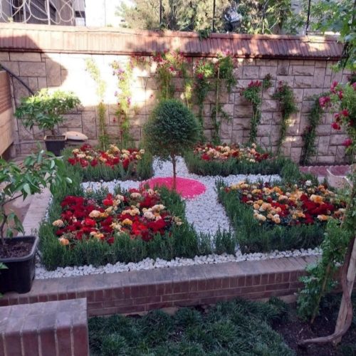 باغبانی باغچه کاری گل کاری تعویض خاکگلدان در منزل