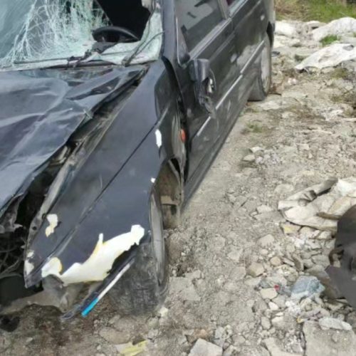 پژو پارس تصادفی 81