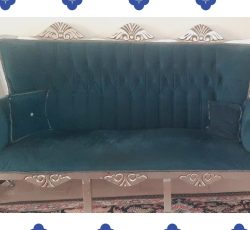 ست مبلمان 7 نفره آبی نفتی