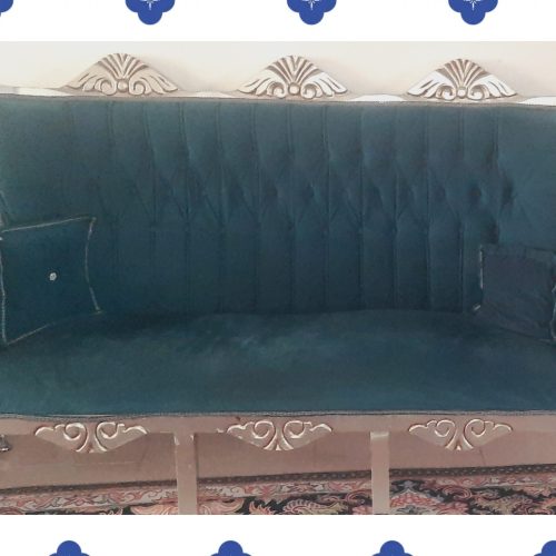 ست مبلمان 7 نفره آبی نفتی