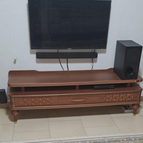 میز تلویزیون تمام ام دی اف در حد نو