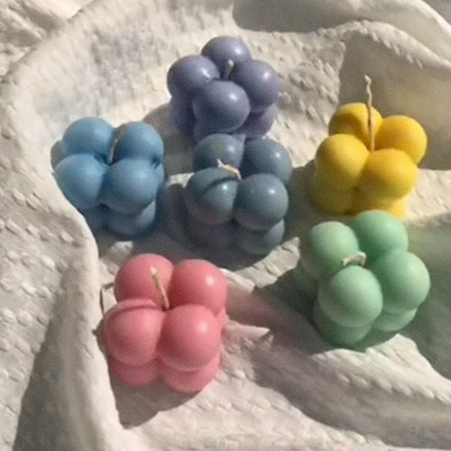 شمع دکوراتیو روبیک چهارتایی