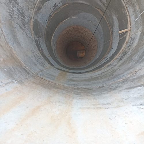 چاه کن حفره چاه مقنی