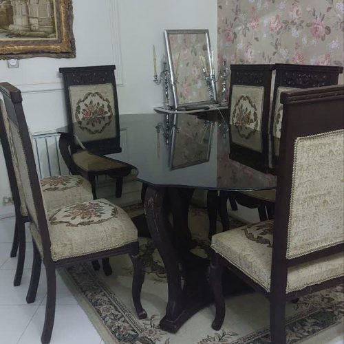 میز نهار خوری 6 نفره