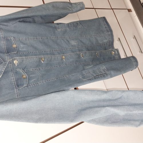 کت مانتو جین سایز 46 48 در حد نو