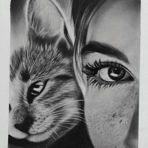 سفارش طراحی چهره سیاه قلم