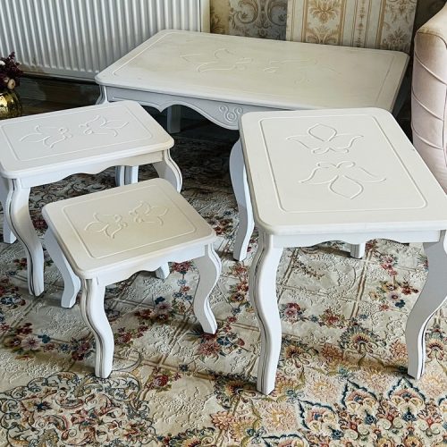 مبلمان 7نفره به همراه 4تا عسلی