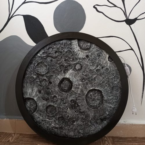 تابلو دکوراتیو برجسته ماه