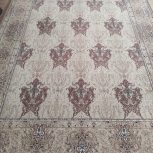 سه قطعه فرش کرم رنگ گل برجسته