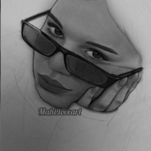 طراحی چهره ، هدیه ای خاص😍🥳