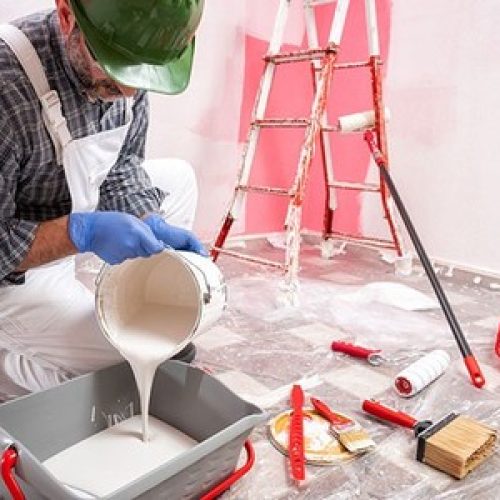 نقاشی وعایق بندی ساختمان وسرویسهای بهداشتی