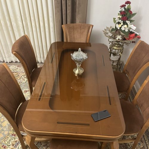 میز نهارخوری 6نفره چوبی