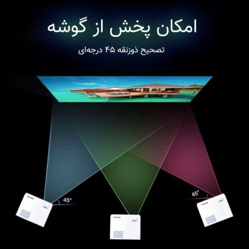 2دستگاه ویدئو پروژکتور اندرویدی کیفیت عالی