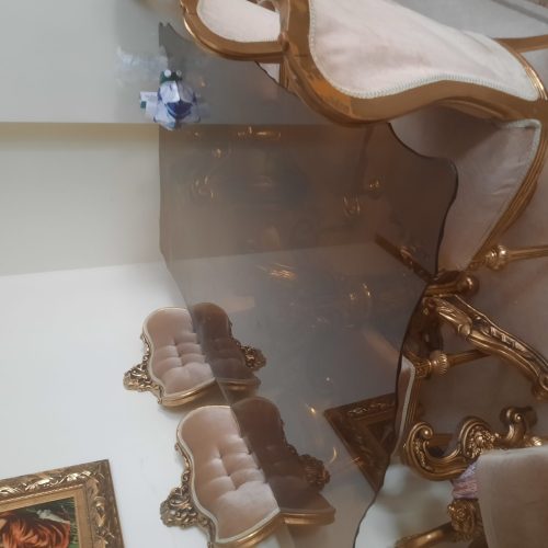 میز ناهار خوری 6 نفره استیل تمیز