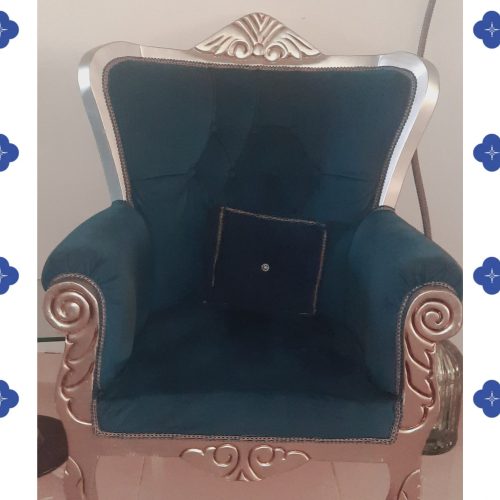 ست مبلمان 7 نفره آبی نفتی