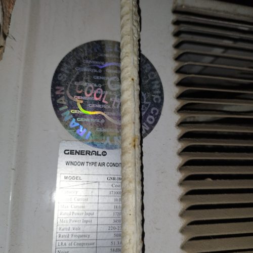 کولر18 هزار جنرال در حد نو