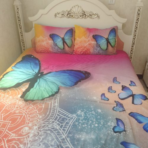 سرویس رو تختی دو نفره طرح پروانه